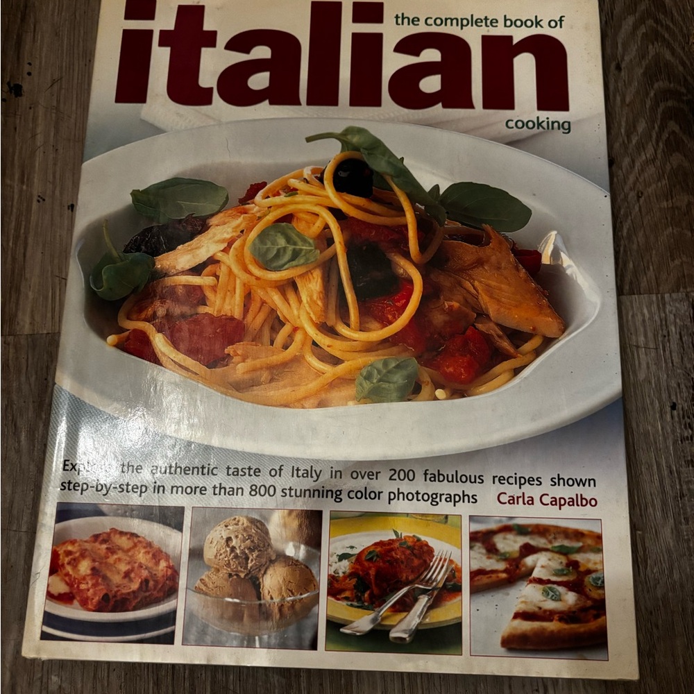 The Complete Book of Italian Cooking by Carla Capalbo